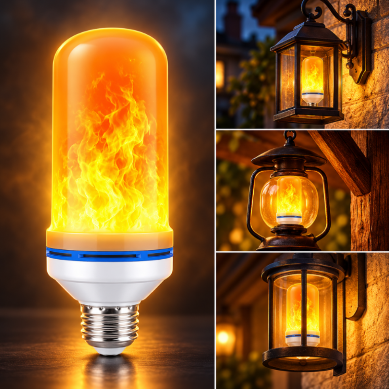 LED žárovka s efektem živého plamene E27 9 W - Obrázek 4